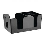 Olympia Kristallon Plastic Bar Caddy Black - Image 2