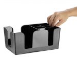 Olympia Kristallon Plastic Bar Caddy Black - Image 3