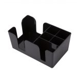 Olympia Kristallon Plastic Bar Caddy Black - Image 7