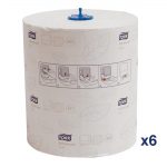 Tork Matic Soft Paper Hand Towels White with Grey Leaf H1 (6 Pack)