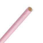 Fiesta Compostable Paper Straws Pink (250 Pack) - Image 6