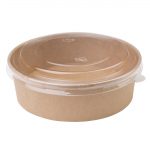 Fiesta Compostable Round Kraft Salad Bowls 500ml / 18oz (300 Pack) - Image 4