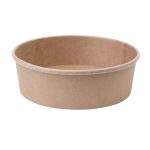 Fiesta Compostable Round Kraft Salad Bowls 500ml / 18oz (300 Pack)