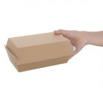 Fiesta Compostable Kraft Food Boxes Small 172mm (200 Pack) - Image 3