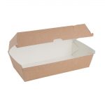 Fiesta Compostable Kraft Food Boxes Large 204mm (100 Pack) - Image 3