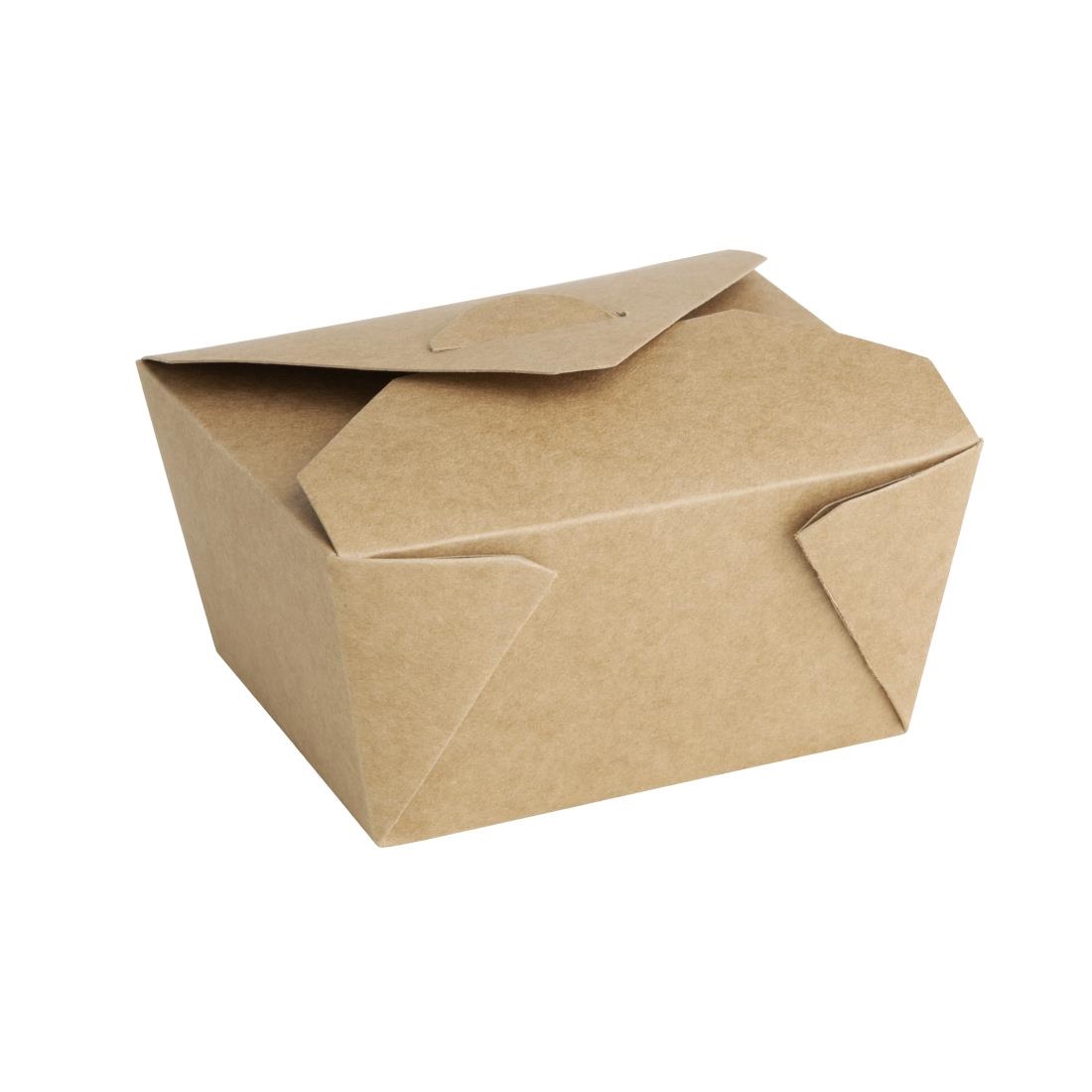 fb673_foodbox1.jpg Fiesta Compostable Paperboard Food Cartons 600ml / 21oz (400 Pack) - Image 1