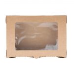 Fiesta Compostable Salad Boxes with PLA Windows 700ml (200 Pack) - Image 2