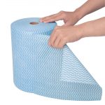 Nisbets Essentials Non-Woven Cloth Blue (Roll of 300 Sheets) - Image 5