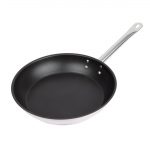 Vogue Stainless Steel Non-Stick Teflon Platinum Plus Frying Pan 28cm