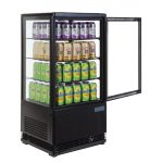 Polar C-Series Energy Efficient  Display Fridge Black 68Ltr - Image 3