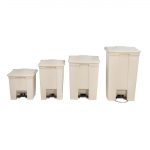 Rubbermaid Step-On Pedal Bin Beige 68Ltr - Image 3