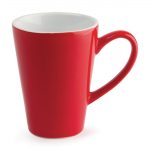 Olympia Cafe Latte Cups Red 340ml (12 Pack)