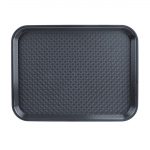 Olympia Kristallon Polypropylene Fast Food Tray Charcoal 275x353mm