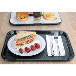 Olympia Kristallon Foodservice Tray Charcoal 305 x 415mm - Image 4