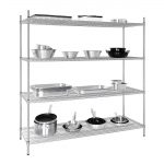 Vogue 4 Tier Wire Shelving Kit 1830x610mm - Image 2
