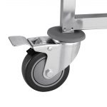 Vogue Mobile Plate Rack 84 Plates - Image 5