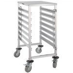 Vogue Gastronorm Racking Trolley 7 Level