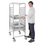 Vogue Gastronorm Racking Trolley 15 Level - Image 3