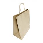 Fiesta Recyclable Twist Handle Brown Paper Bags Large (250 Pack)