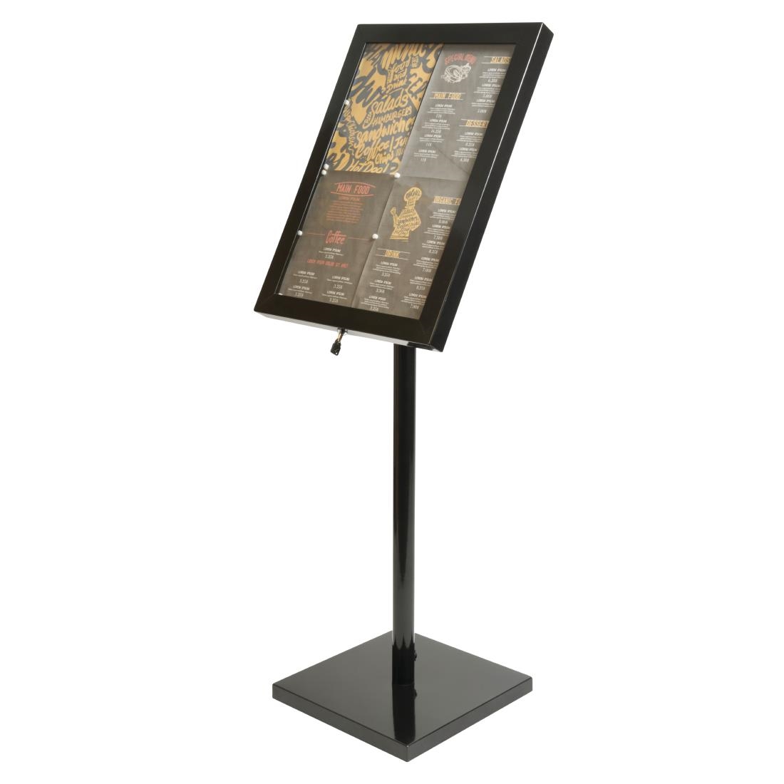 338514.jpg Securit LED Menu Display Case Black - Image 1