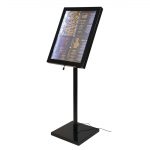 Securit LED Menu Display Case Black - Image 2