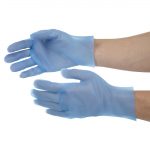 Nisbets Essentials Powder-Free TPE Gloves Blue L (200 Pack) - Image 5