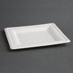 Fiesta Compostable Bagasse Square Plates 159mm (50 Pack) - Image 6