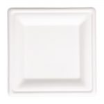Fiesta Compostable Bagasse Square Plates 261mm (50 Pack) - Image 4