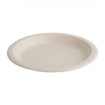 Fiesta Compostable Bagasse Round Plates Natural Colour 260mm (50 Pack)