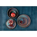 Olympia Cavolo Flat Round Plates Iridescent 220mm (6 Pack) - Image 2
