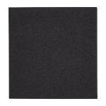 Fiesta Recyclable Cocktail Napkin Black 24x24cm 2ply 1/4 Fold (4000 Pack)