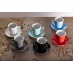 Olympia Cafe Flat White Cups Aqua Green 170ml (12 Pack) - Image 3