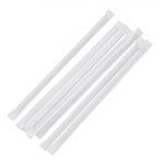 Fiesta Compostable Individually Wrapped Paper Straws Black (250 Pack) - Image 3