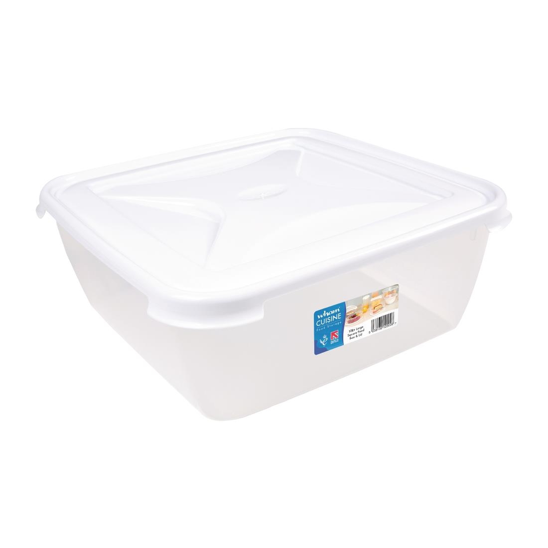 fs457_1.jpg Wham Cuisine Polypropylene Square Food Storage Box Container 10ltr - Image 1