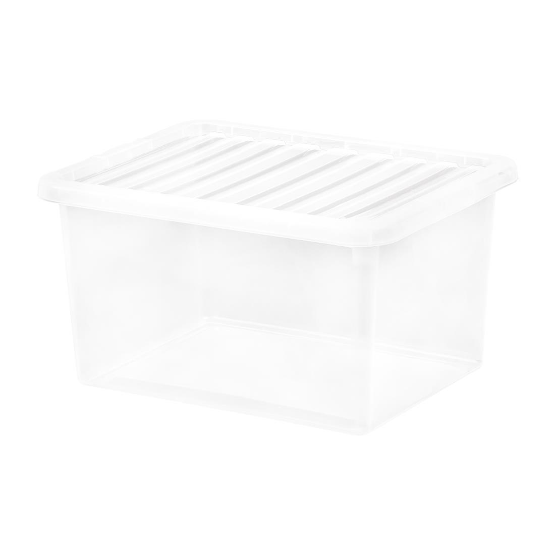 fw889_1.jpg Wham Crystal Storage Box and Lid 37Ltr - Image 1