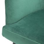 Bolero Lia Velvet Effect Chairs Dark Green (Set of 2) - Image 4