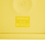 Hygiplas Square Food Storage Container Lid Yellow Large - Image 3