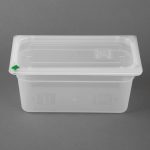 Hygiplas Click PP GN Container 1/3 with Lid & 7 Colour Clips 150mm 5.3Ltr (4 Pack) - Image 3
