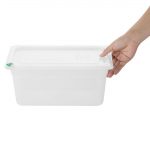 Hygiplas Click PP GN Container 1/3 with Lid & 7 Colour Clips 150mm 5.3Ltr (4 Pack) - Image 4