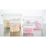 Hygiplas Click PP GN Container 1/4 with Lid & 7 Colour Clips 150mm 3.7Ltr (4 Pack) - Image 6