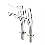 Vogue Basin Pillar Lever Taps (2 Pack) - Image 3