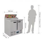 Polar G-Series Pizza Prep Counter Fridge 254Ltr - Image 14