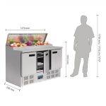 Polar G-Series Pizza Prep Counter Fridge 390Ltr - Image 8
