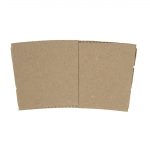 Fiesta Recyclable Corrugated Cup Sleeves for 12/16oz Cups (1000 Pack) - Image 3