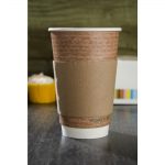 Fiesta Recyclable Corrugated Cup Sleeves for 12/16oz Cups (1000 Pack) - Image 6