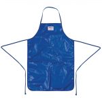 Burnguard Nylon QuicKlean Bib Apron Blue - Image 2