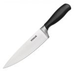 Vogue Soft Grip Chef Knife Black 20cm