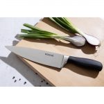 Vogue Soft Grip Chef Knife Black 20cm - Image 4