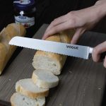 Vogue Soft Grip Bread Knife Black 20cm - Image 4