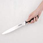 Vogue Soft Grip Carving Knife Black 19.5cm - Image 2